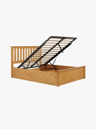 Image may contain Furniture Wood Plywood Crib and Infant Bed