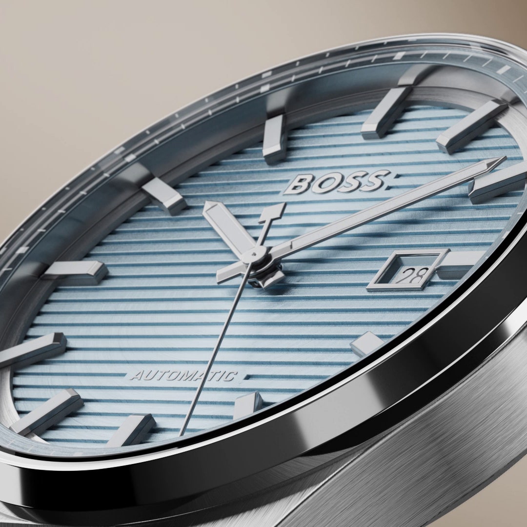 The automatic high of the new Boss Candor watch