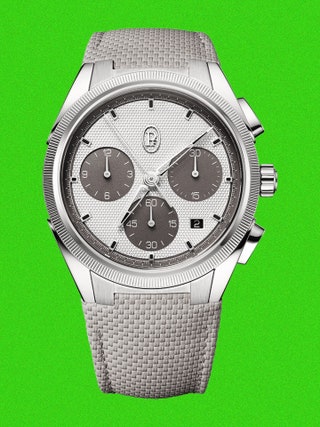 Image may contain Wristwatch Arm Body Part and Person