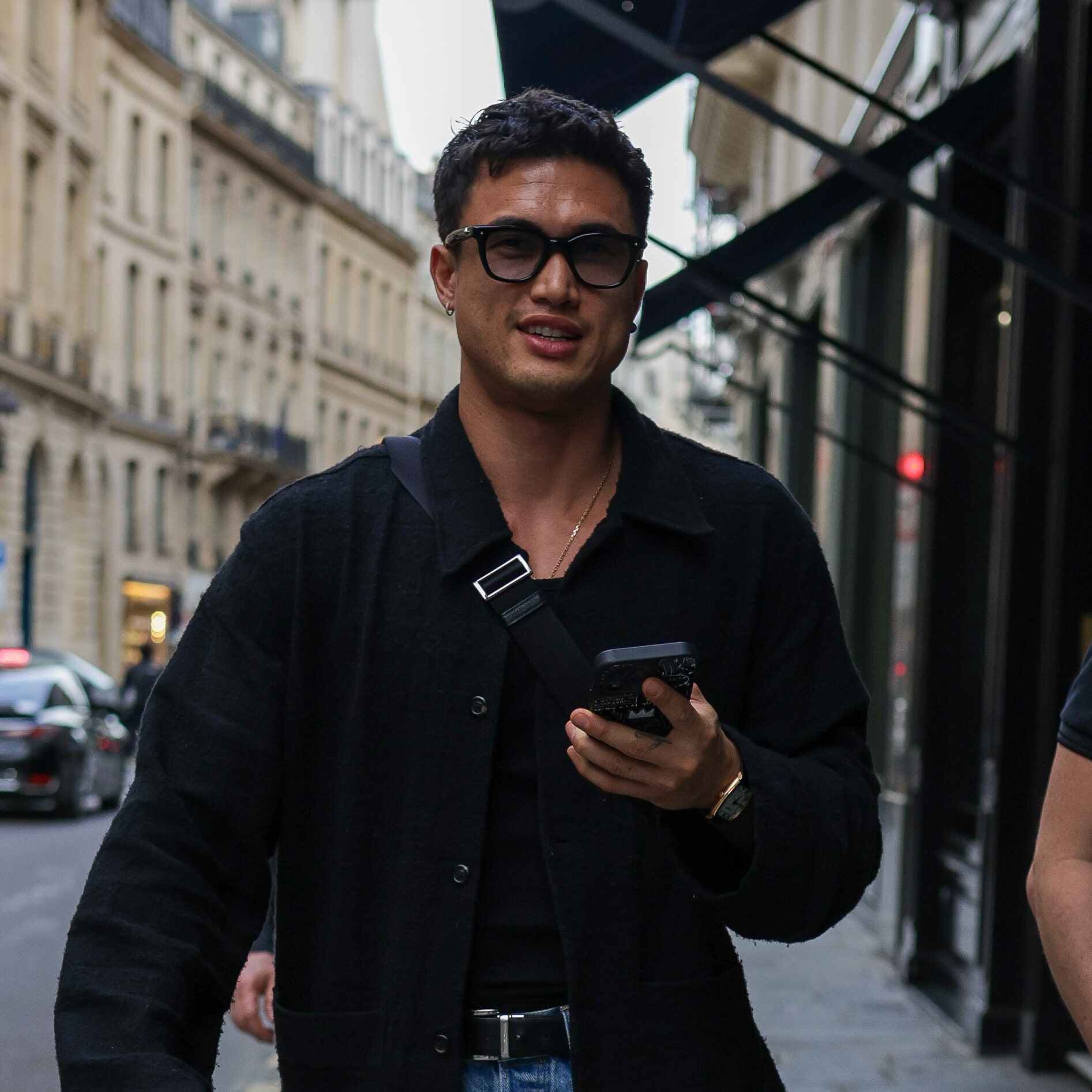 Charles Melton's off-duty Paris Fashion Week fit is still very Paris Fashion Week