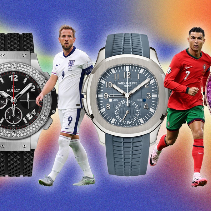 Between Harry Kane, Kylian Mbappé, and Ronaldo, who's wearing the best watch at Euro 2024?