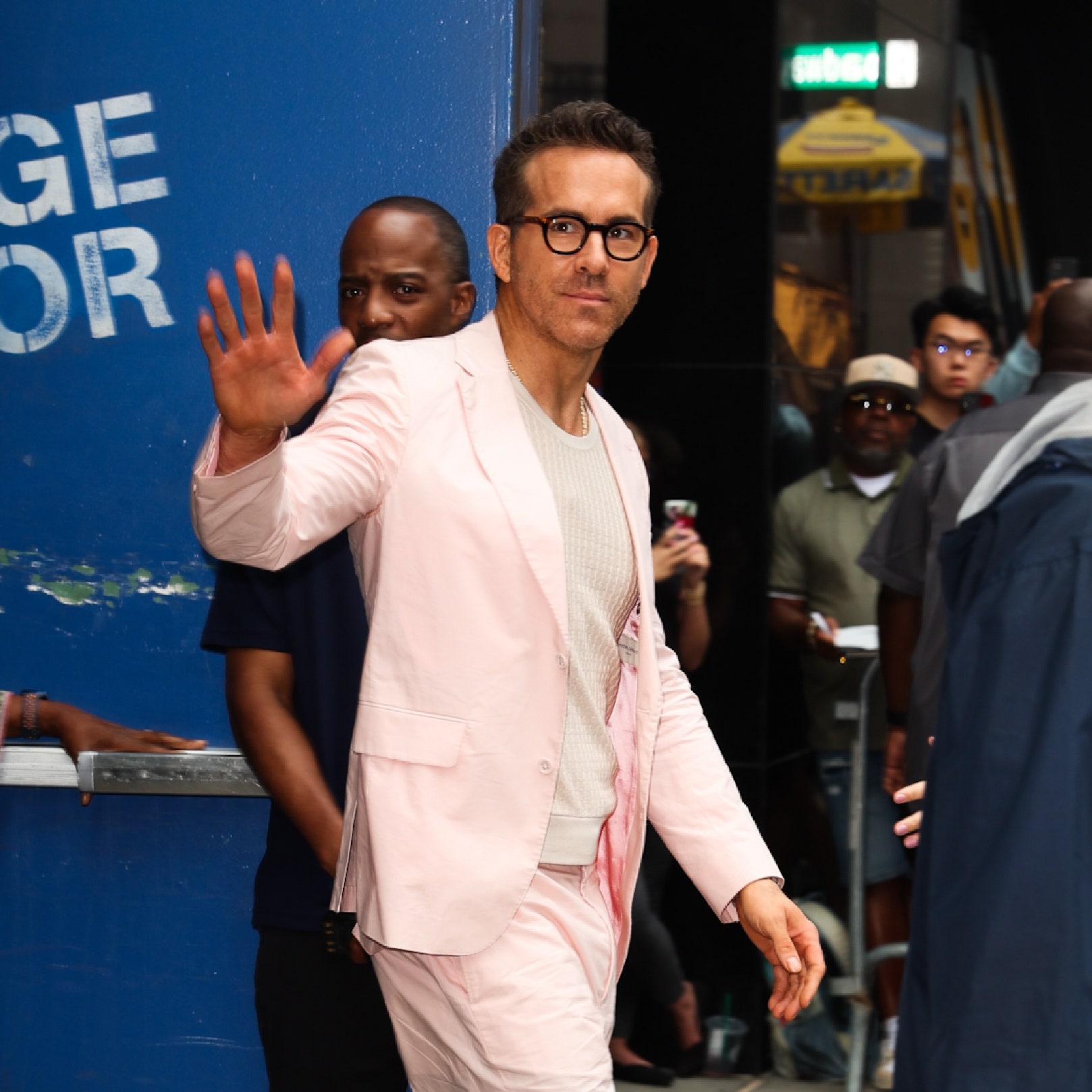 Is Ryan Reynolds doing a post-Ryan Gosling Ken suit?