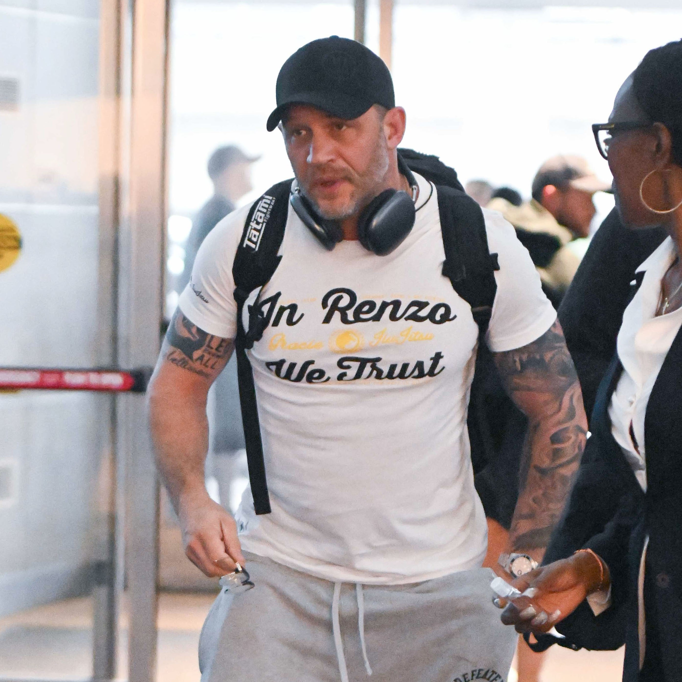 Tom Hardy's T-shirt is for certified beefcakes