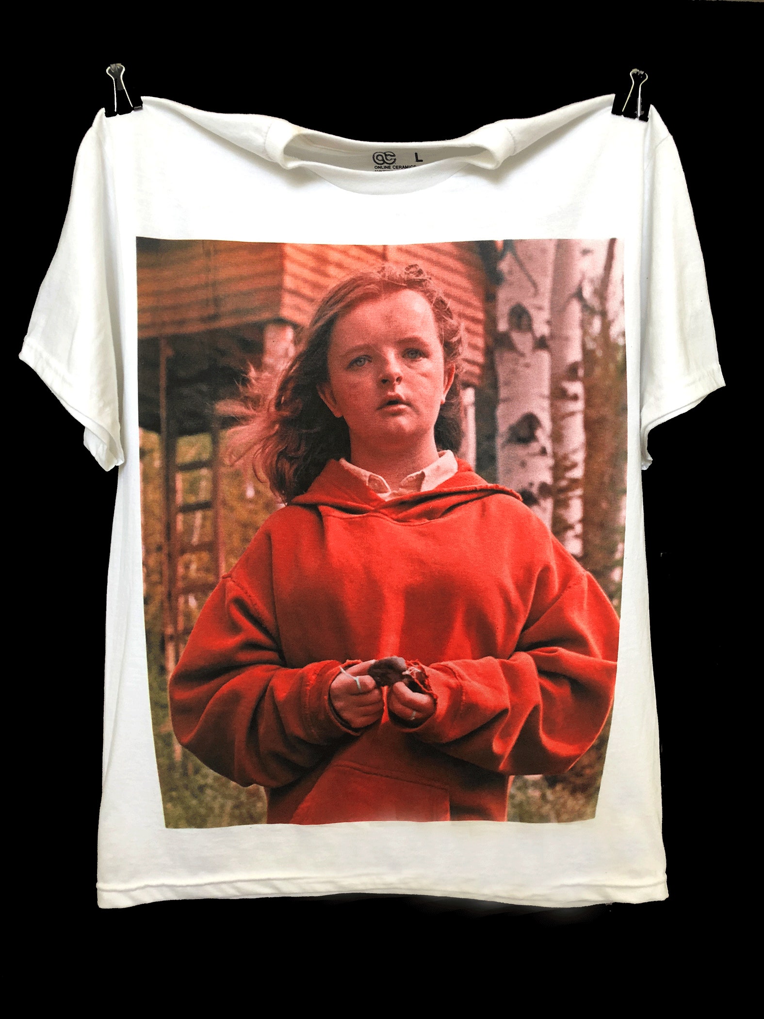 Image may contain Milly Shapiro Clothing Apparel Sleeve Human Person Long Sleeve and TShirt