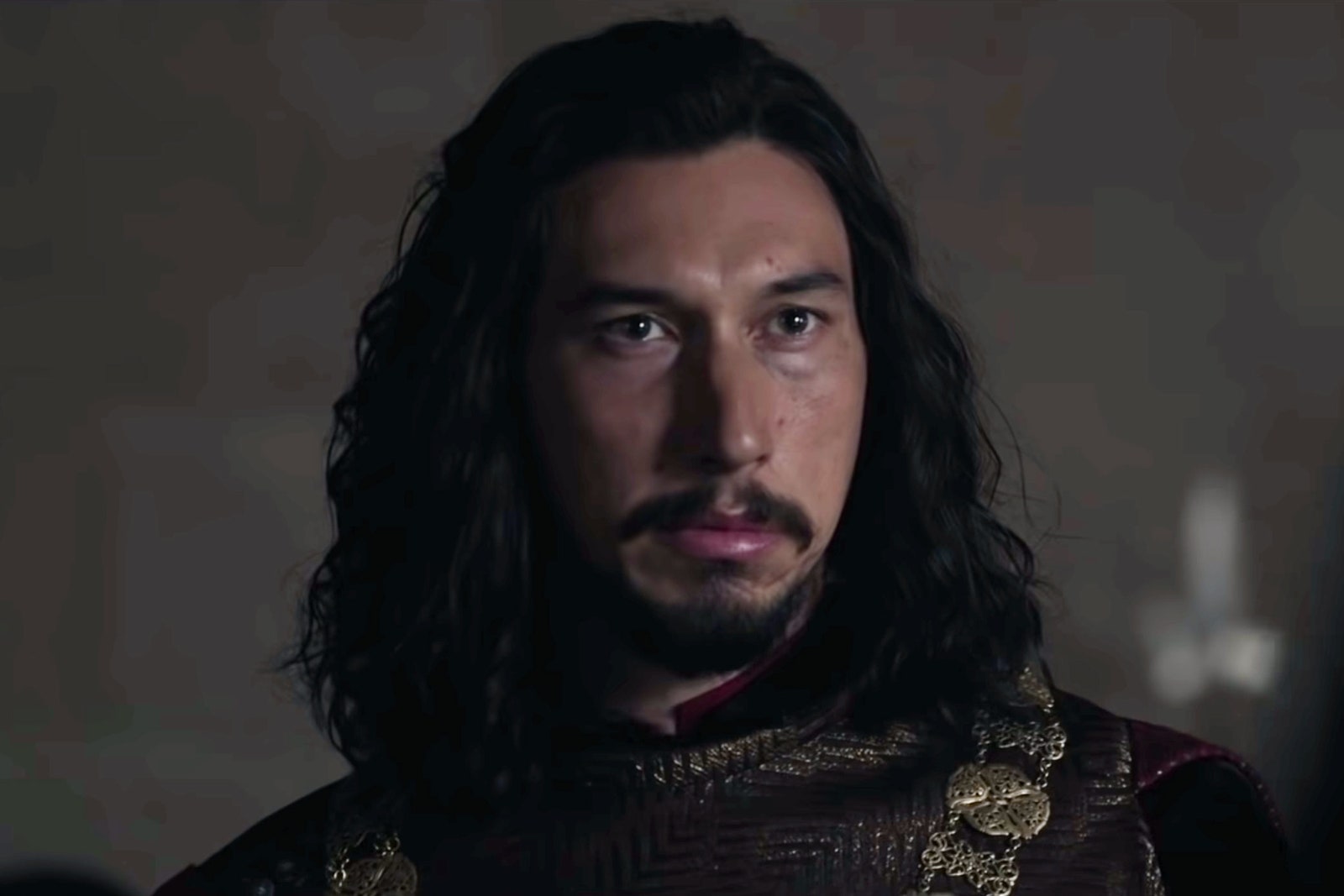 Adam Driver in The Last Duel 2021.