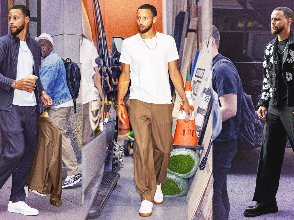 Stephen Curry Just Wore Three Huge Fits in One Day