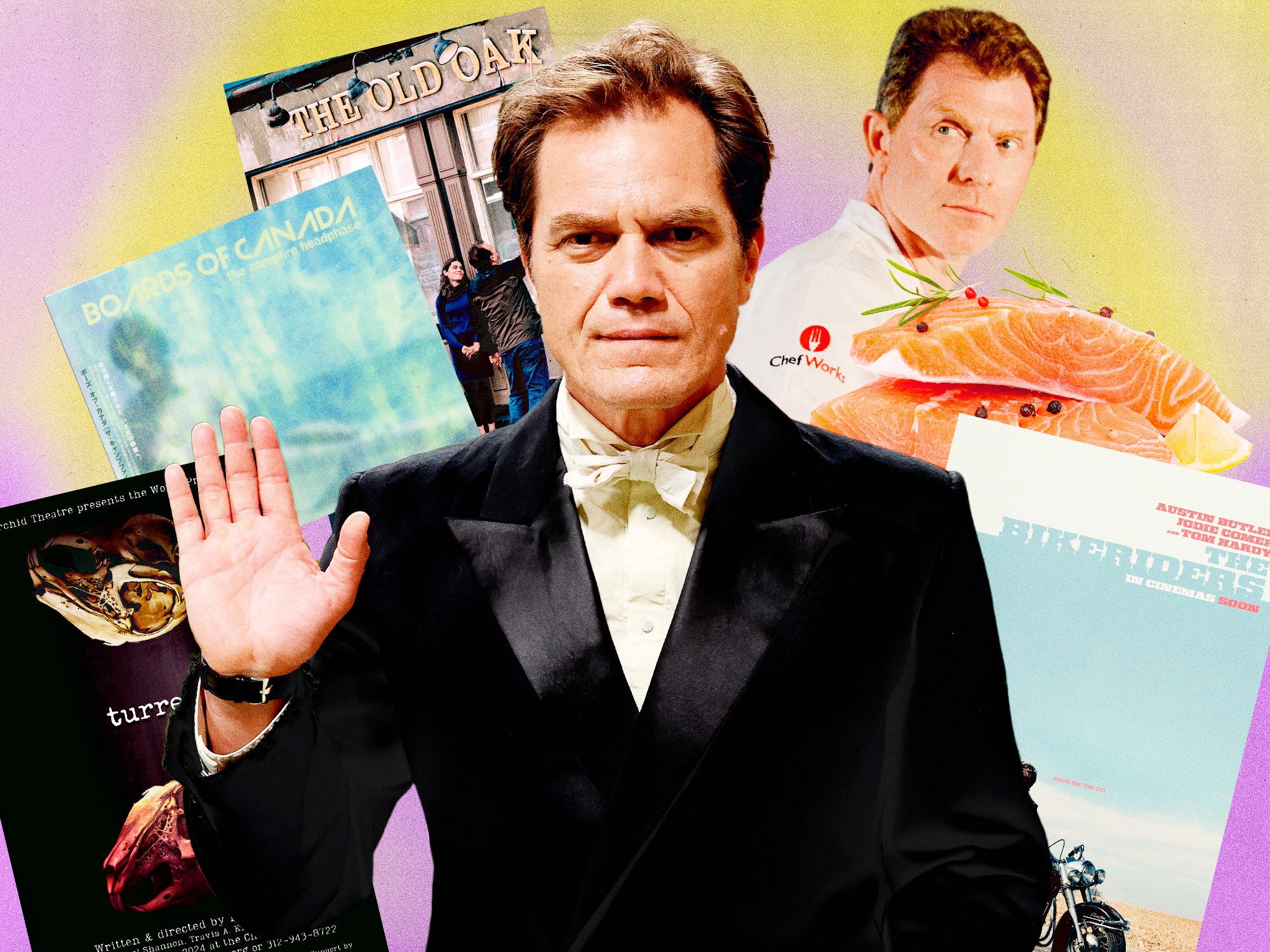 Michael Shannon Strongly Endorses The Bikeriders, Spooky Electronica, and Bobby Flay’s Salmon