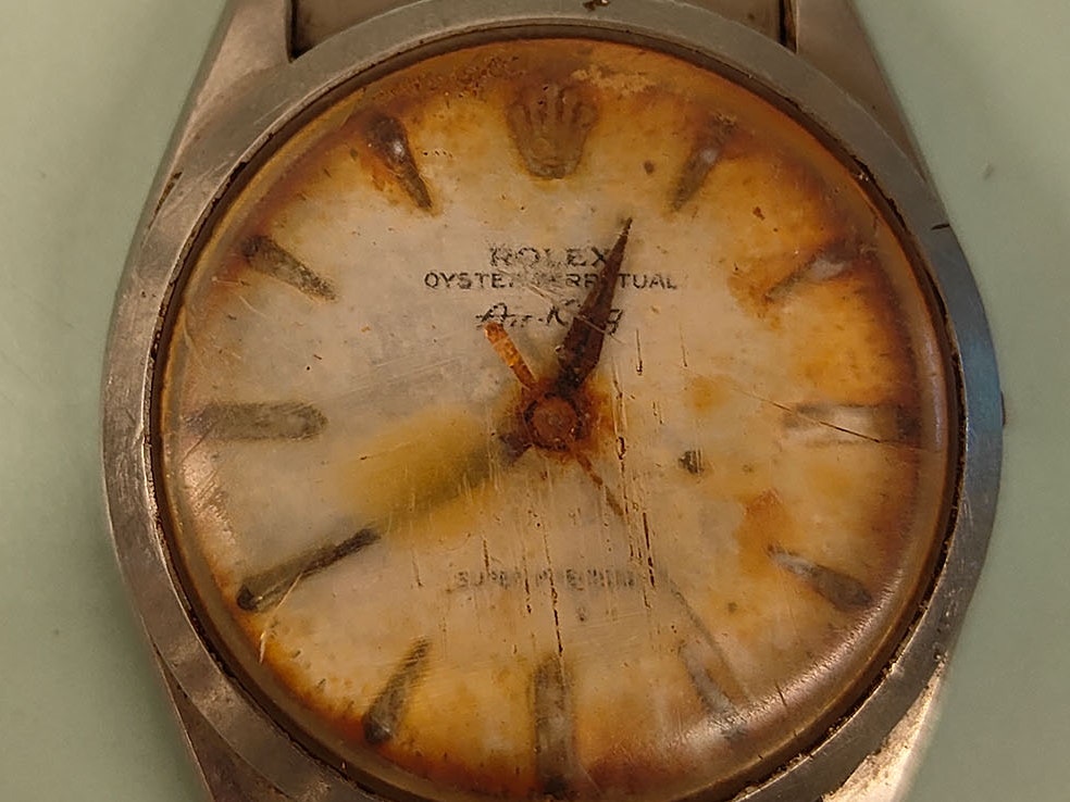 How to Fix a Rolex That Was Eaten by a Cow and Left in a Field for 50 Years