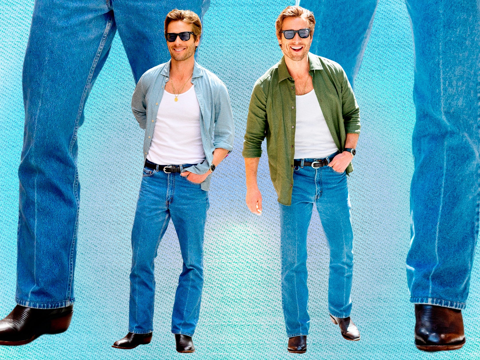 The Glen Powell Jeans Trick You Should Copy Immediately