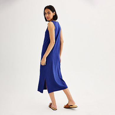 Women's Sonoma Goods For Life Crewneck Midi Tank Dress