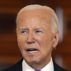 President Joe Biden speaks at a campaign rally at Sherman Middle School in Madison, Wis., Friday, July 5, 2024.