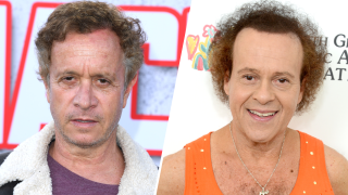 (L-R) Pauly Shore, Richard Simmons.