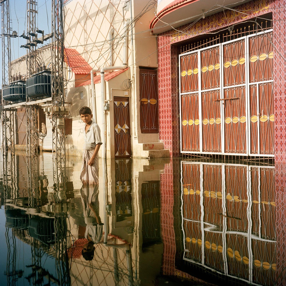 Gideon Mendel “Asif Khairpur Nathan Shah Sindh Pakistan”  from the series “Drowning World”ASIF  Before the flood I was...