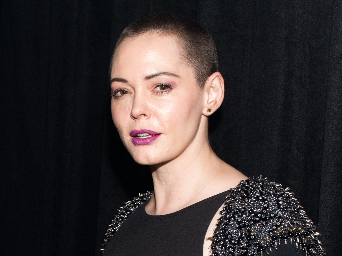 Image may contain Human Person Plant Face Rose McGowan Fruit Food and Blueberry