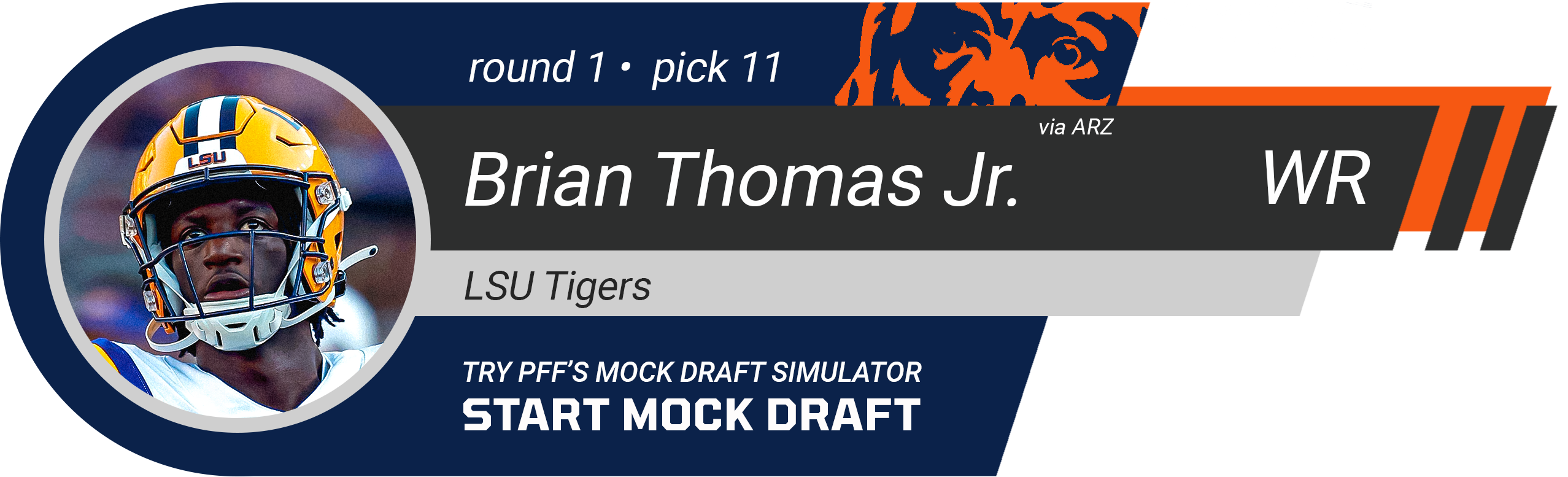 11. Chicago Bears: WR Brian Thomas Jr. LSU