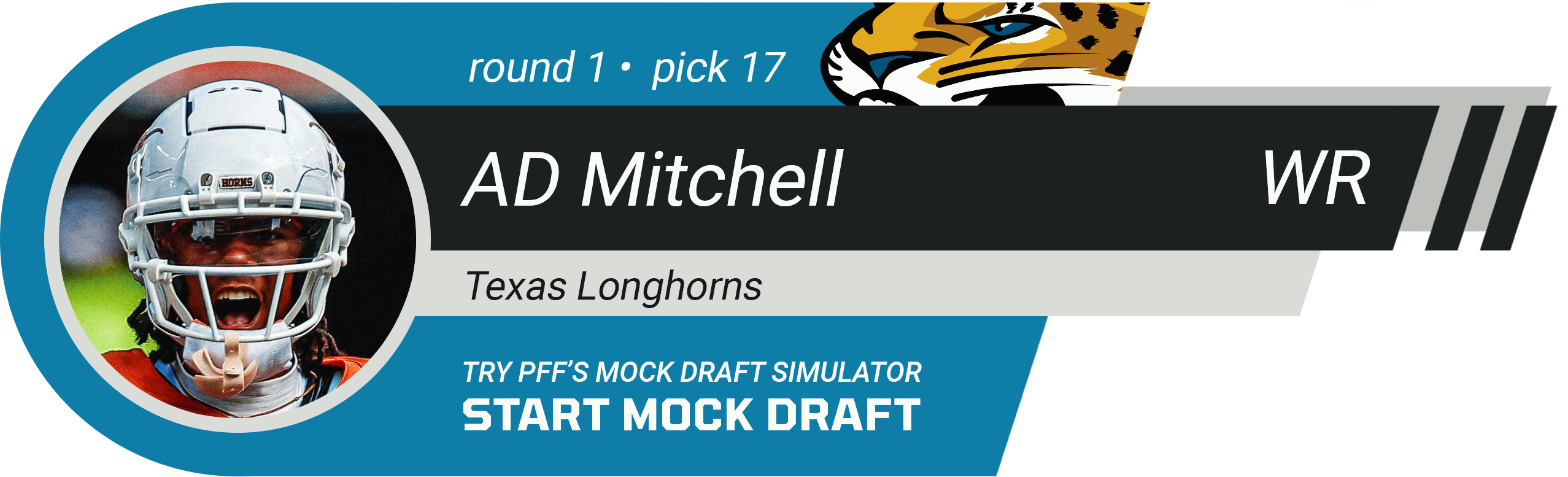 17. JACKSONVILLE JAGUARS: WR AD Mitchell, Texas