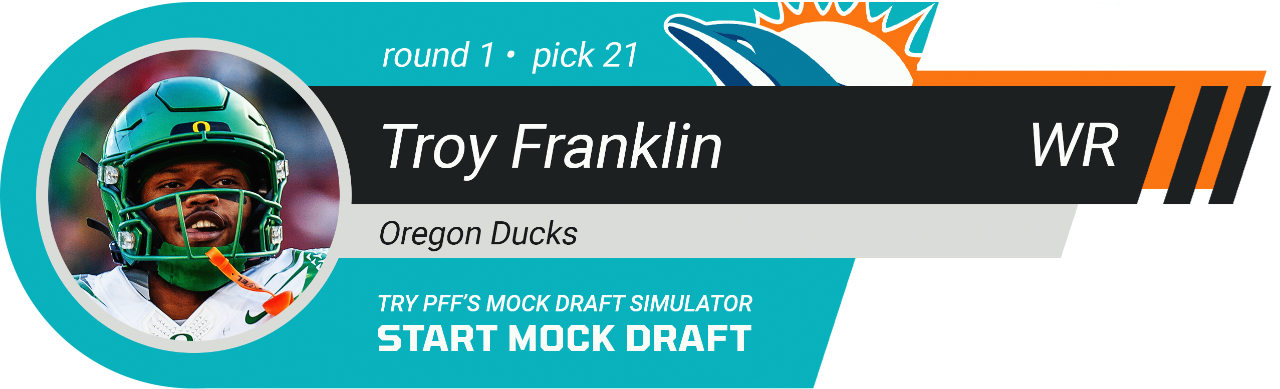 Miami Dolphins: Troy Franklin, WR, Oregon