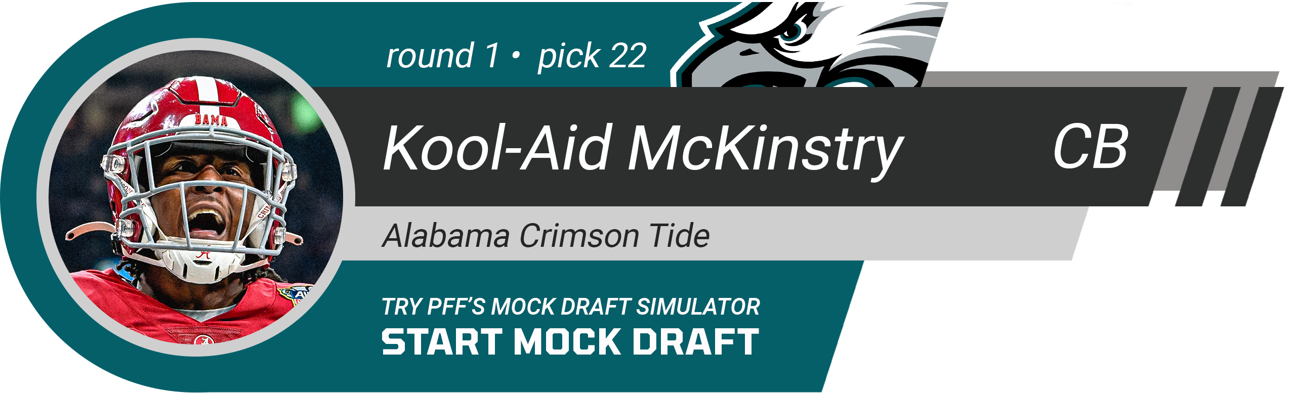 22. Philadelphia Eagles: CB Kool-Aid McKinstry, Alabama