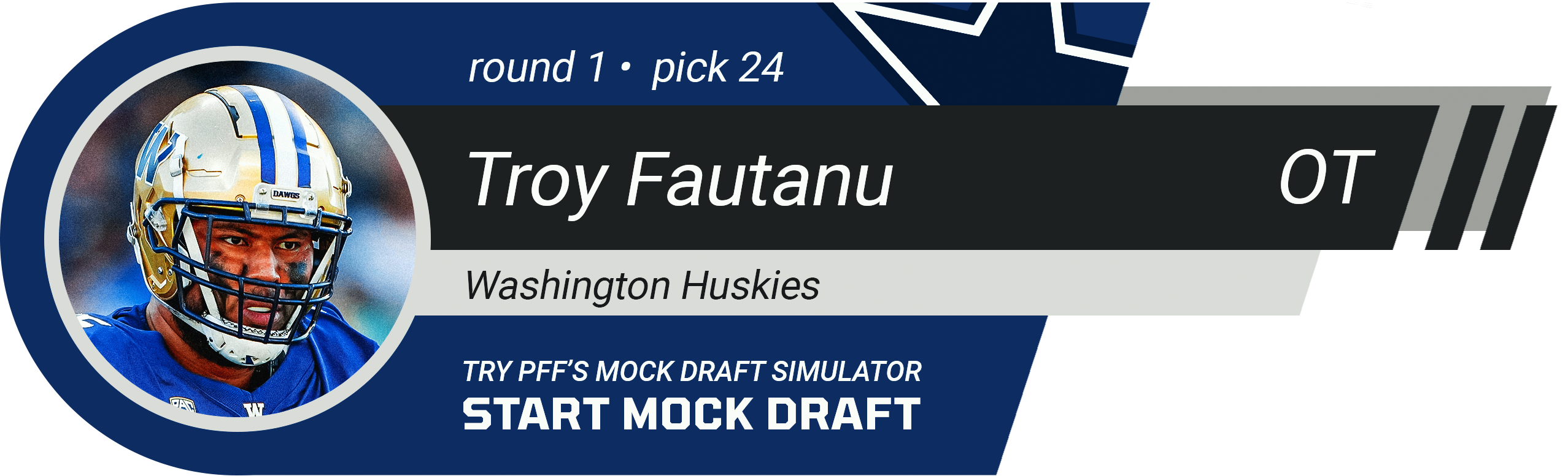 Dallas Cowboys: Troy Fautanu, OL, Washington