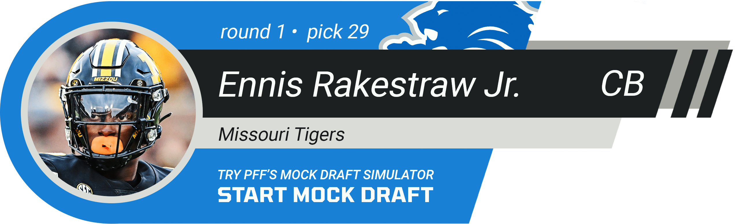 Detroit Lions: Ennis Rakestraw Jr., CB, Missouri