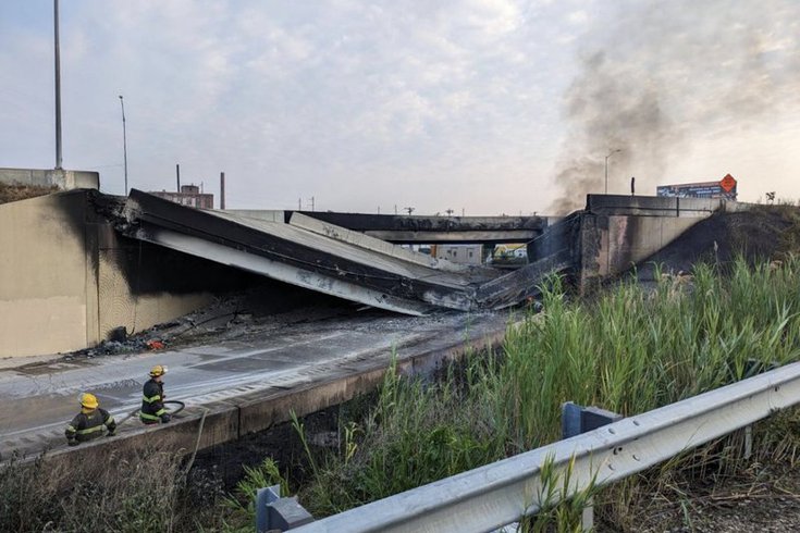 i-95 collapse detours