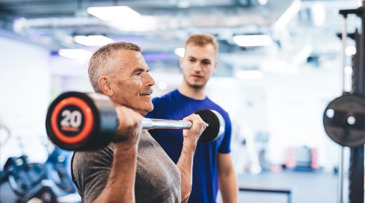 Man Lifting Weights