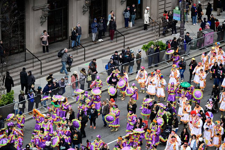 mummers protest parade 2021