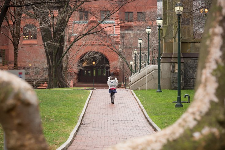 Carroll - Student on campus of University of Pennsylvania