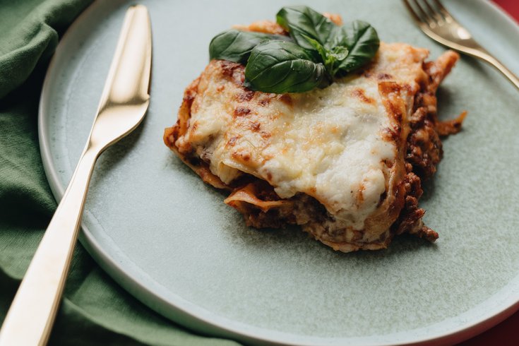 Triangle Tavern lasagna Christmas eve eagles game