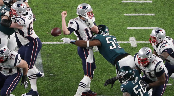 Brandon Graham Tom Brady Super Bowl