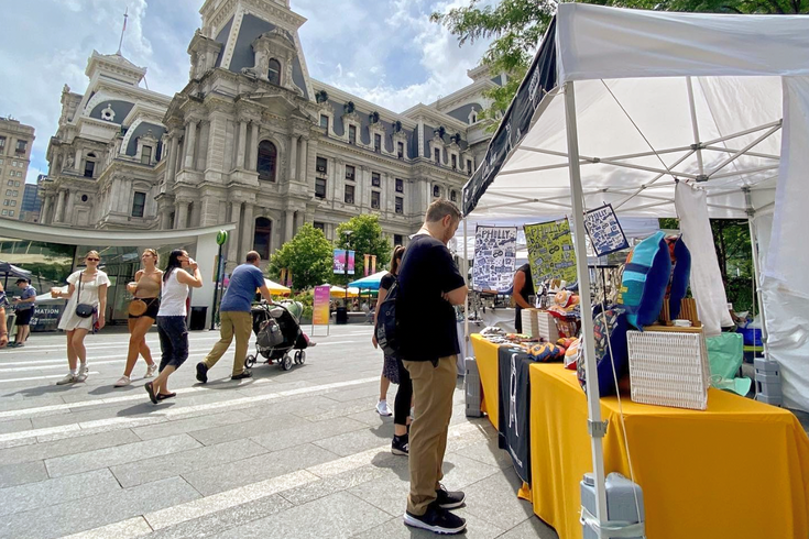 pop-up market Dilworth Park