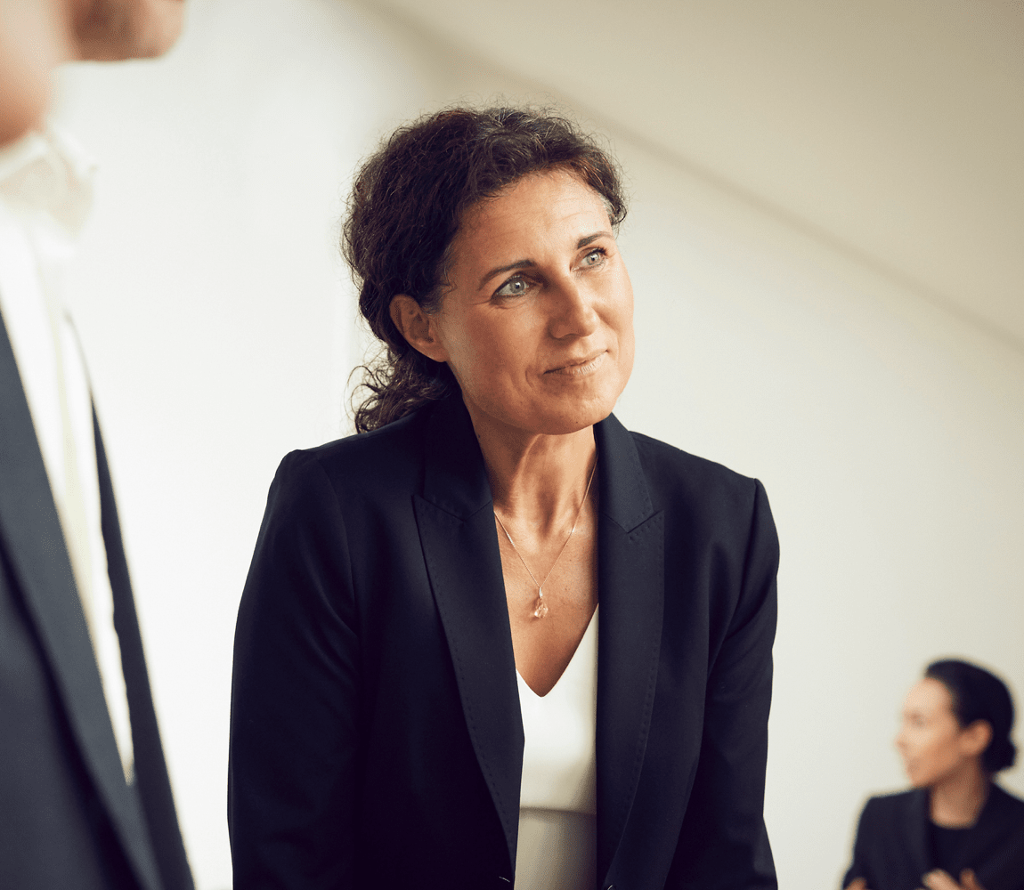 Woman in office setting