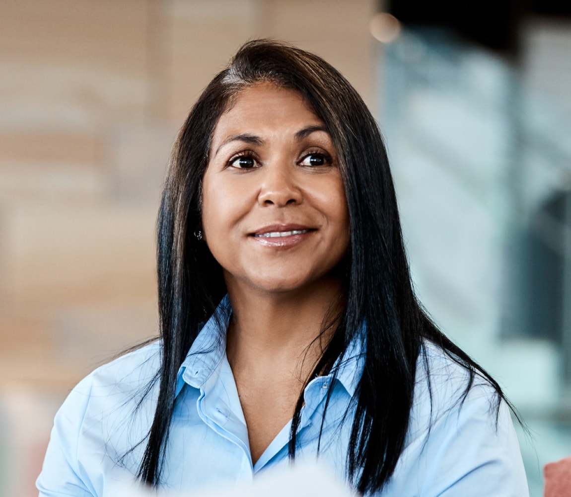 Woman in office setting