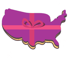 a map of the united states filled with chocolates and candy