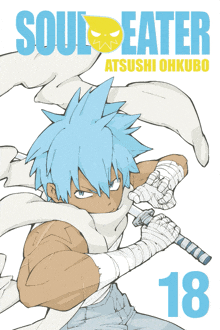 a book called soul eater has the number 18 on the cover