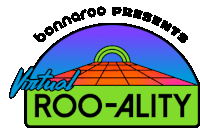 the bonnaroo presents virtual roo-ality logo