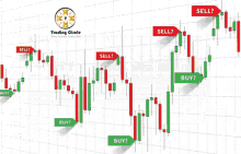 a trading circle website is displayed on a cell phone