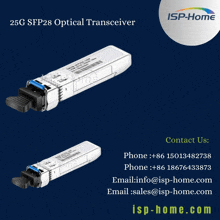 isp-home 25g sfp28 optical transceiver with contact information