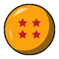 a yellow ball with red stars on it