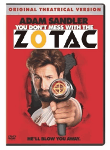 the original theatrical version of adam sandler 's zotac