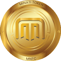 a gold coin that says ' minati token mntc ' on it