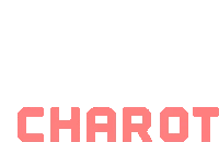 a white background with the word charot in pink