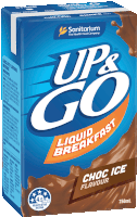 a box of up & go liquid breakfast chocolate flavour 250ml