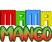 a colorful logo that says mama mango