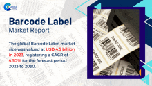 a barcode label market report for 2023 to 2030