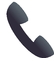 a silhouette of a telephone against a white background