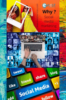 a poster that says why social media marketing important on it