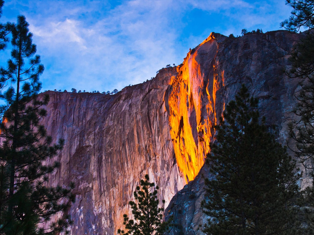 ¿Cuándo arde la ‘Cascada de fuego’ de Yosemite? Todo lo que debes saber sobre este espectáculo de la naturaleza