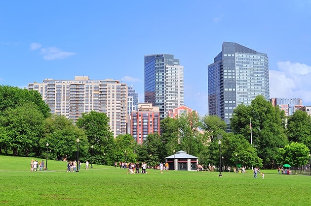 Boston Common el parque público ms antiguo de Estados Unidos