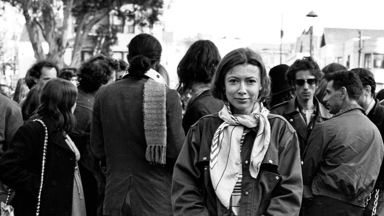 Joan Didion en San Francisco en 1967.